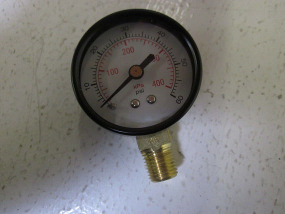 169782A PRESSURE GAUGE 0-60PSI 2" *NEW IN BOX*