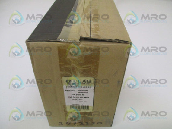 CEAG CH430MI9W WATERTIGHT INTERLOCK RECEPTACLE *NEW IN BOX*