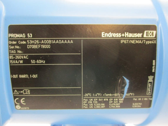 ENDRESS HAUSER 53H26-A00B1AA0AAAA 85-260VAC NSNP