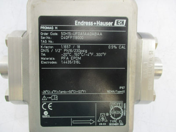 ENDRESS HAUSER 50H15-UF0A1AA0ABAA 16-62VDC NSNP