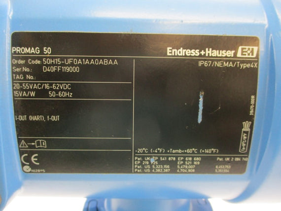 ENDRESS HAUSER 50H15-UF0A1AA0ABAA 16-62VDC NSNP