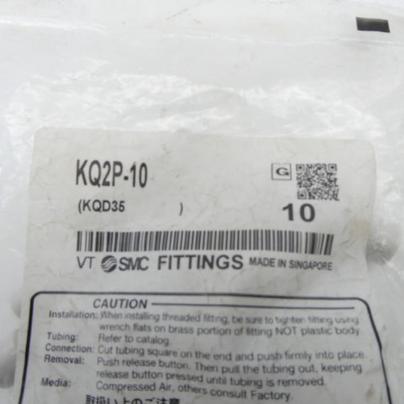 SMC KQ2P-10 (PKG OF 10) NSMP