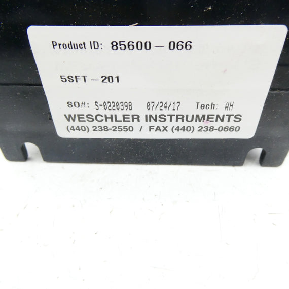 WESCHLER INSTRUMENTS 5SFT-201 600V NSMP