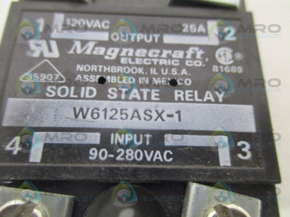 MAGNECRAFT W6125ASX-1 SOLID STATE RELAY *USED*