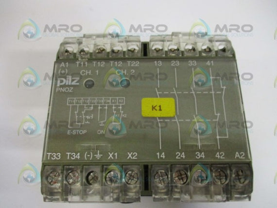 PILZ PNOZ24VAC3S1O SAFETY RELAY 24VAC *NEW NO BOX*