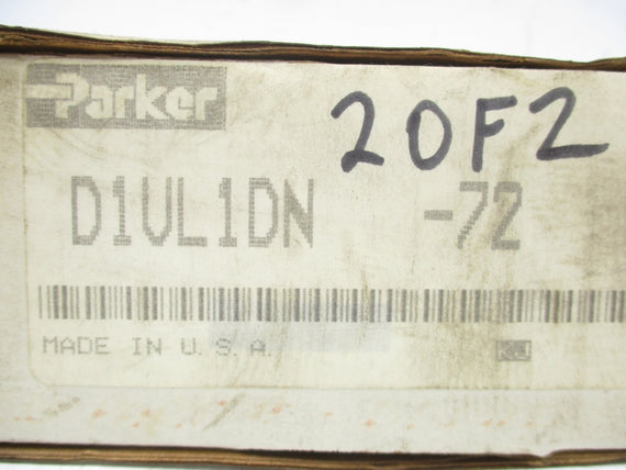 PARKER D1VL1DN-72 500-5000PSI NSMP