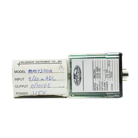 WILKERSON MM4300A 115VAC 0/10VDC 4/20mADC NSMP