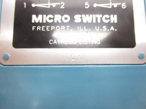 MICRO SWITCH 301LS2 600VAC 10A NSNP