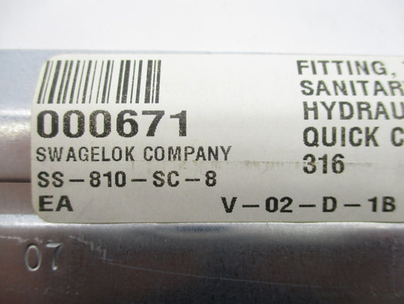 SWAGELOK SS-810-SC-8 NSNP