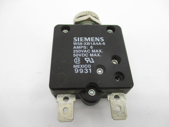 SIEMENS W58-XB1A4A-6 250VAC 6A NSNP