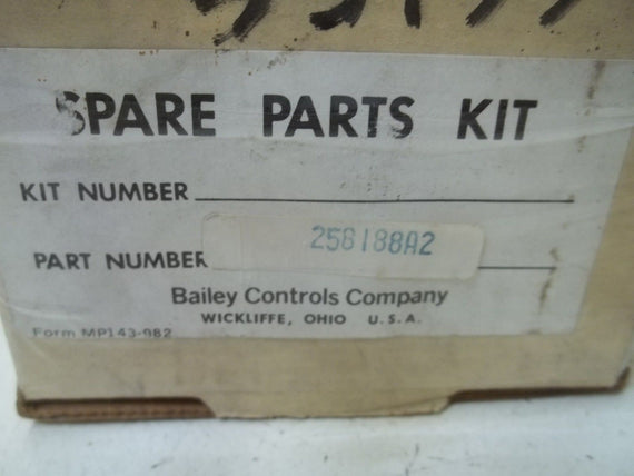 BAILEY CONTROLS COMPANY 258188A2 SPARE PARTS KIT *NEW IN BOX*