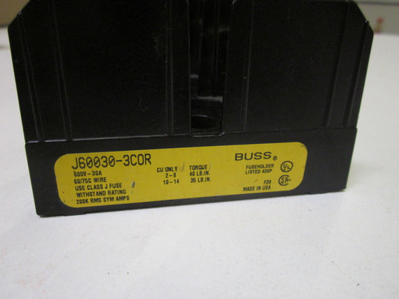 BUSS J60030-3COR *NEW NO BOX*