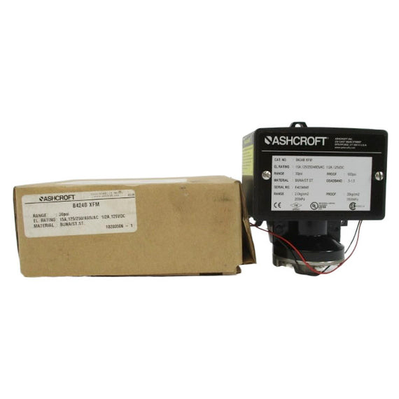 ASHCROFT B424BXFM 480VAC 15A 30PSI NSMP