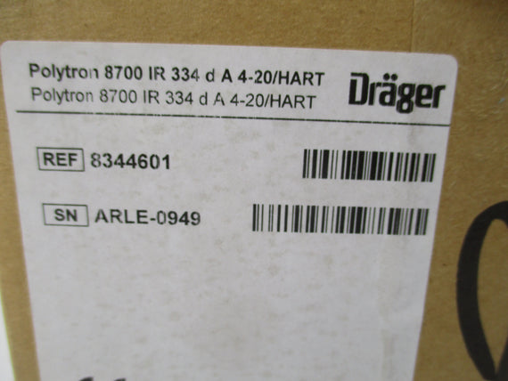 DRAGER 8200IR A 4-20/HART 6811822 IDS0101 GAS DETECTOR NSMP