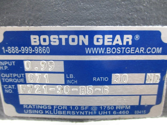 BOSTON GEAR F721-30-B5-G NSNP