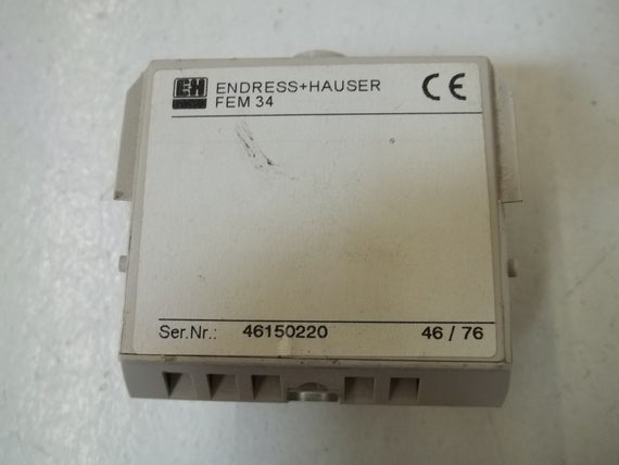 ENDRESS+HAUSER FEM 34 TRANSMITTER *USED*