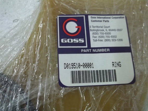 GOSS D019510-00001 RING *NEW NO BOX*