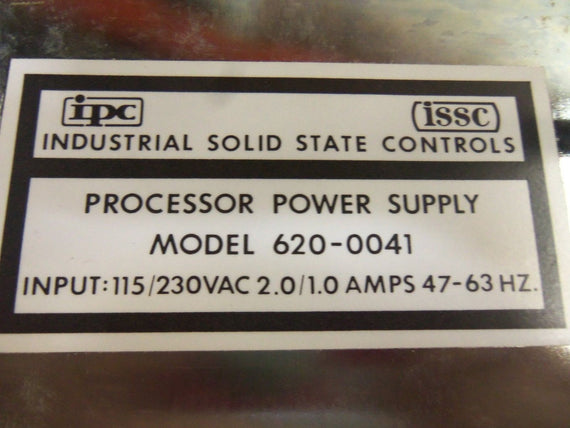 ISSC 620-0041 POWER SUPPLY MODULE W/ CORD *USED*