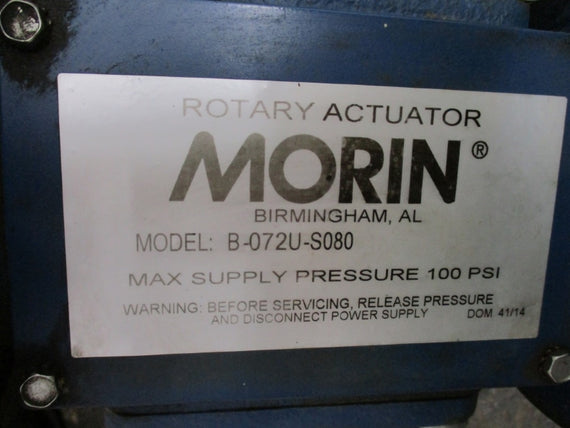 MORIN B-072U-S080 W/ PENTAIR VALVES & CONTROLS A216WCB B16.341150 A105 100PSI 4" NSNP