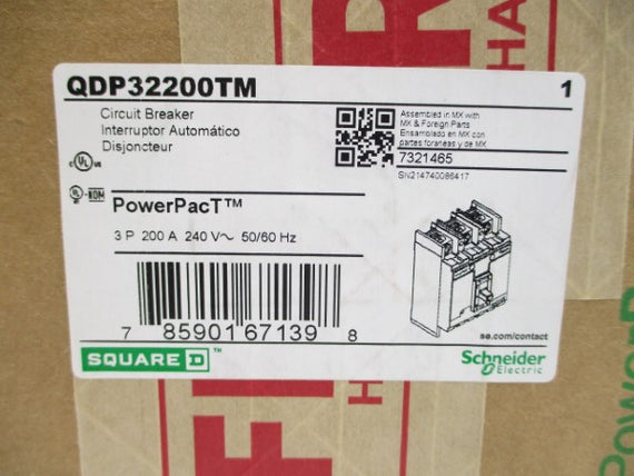 SQUARE D QDP32200TM 240V 200A NSFS