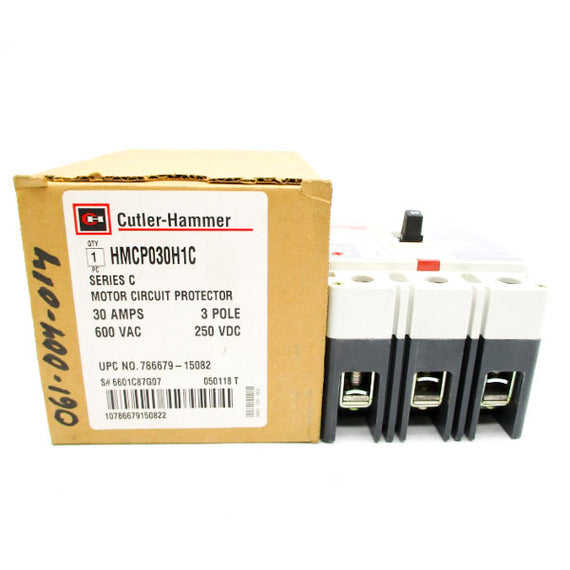 CUTLER HAMMER HMCP030H1C SER. C 600VAC 30A NSMP