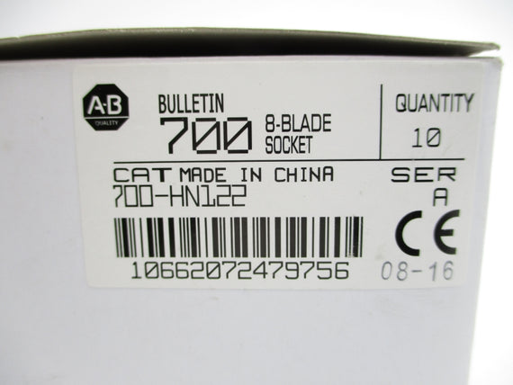 ALLEN BRADLEY 700-HN122 SER. A 250VAC 5A (WH) (PKG OF 10) NSMP