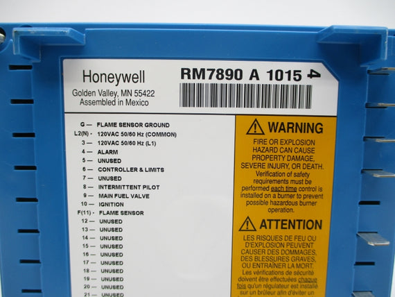 HONEYWELL RM7890A1015 120VAC NSNP