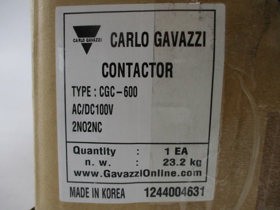 CARLO GAVAZZI CGC-600 100VAC/DC 660A NSMP