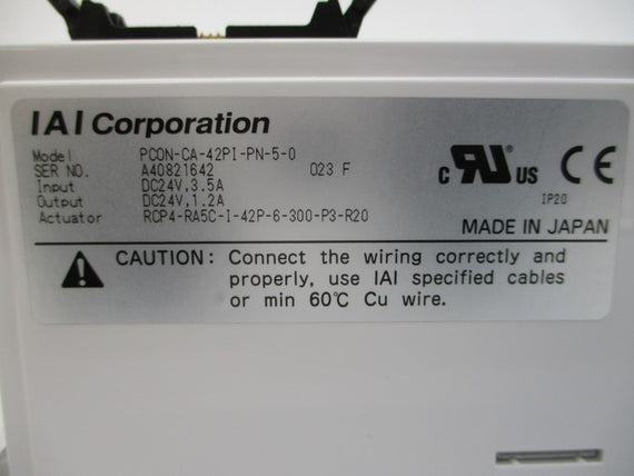 IAI PCON-CA-42PI-PN-5-0 24VDC 3.5A NSMP