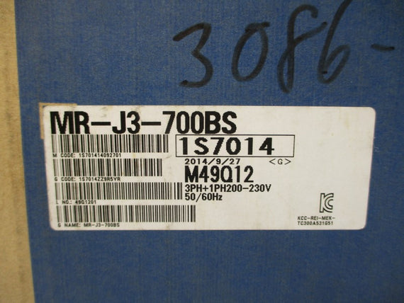 MITSUBISHI MR-J3-700BS 200-230VAC 28.9A NSMP