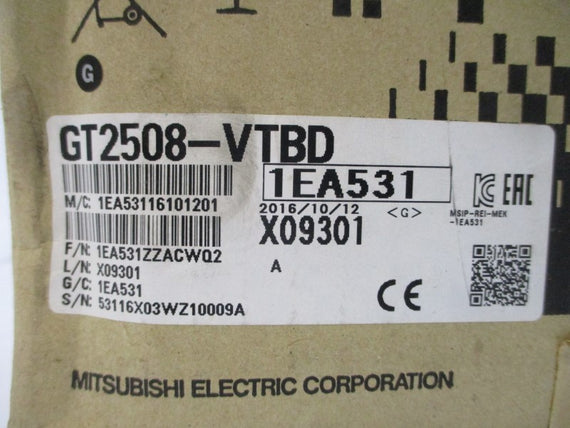 MITSUBISHI GT2508-VTBD 24VDC NSMP