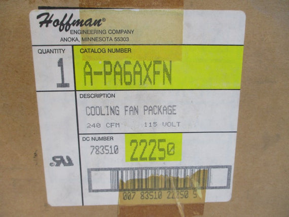 HOFFMAN A-PA6AXFN 115V NSMP