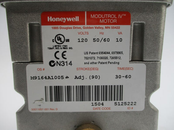 HONEYWELL M9164A1005 REV. D 120V 30-60S NSNP