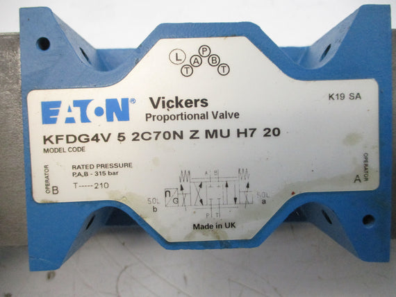 EATON VICKERS KFDG4V52C70NZMUH720 2.7A NSNP