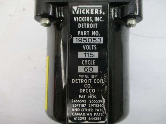 SPERRY VICKERS DG4S4012NH51 195053 115V UNMP