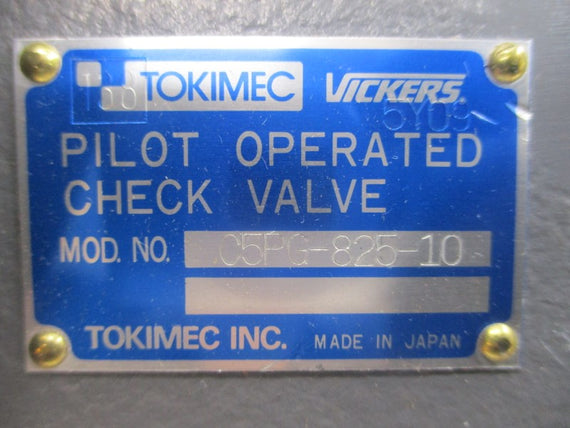 TOKIMEC VICKERS C5PG-825-10 NSNP