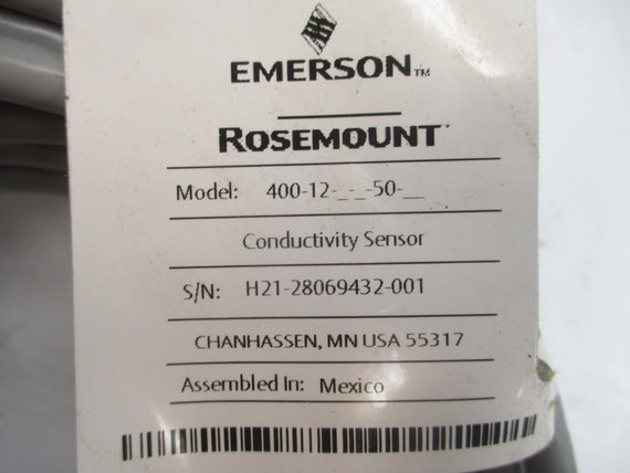 EMERSON ROSEMOUNT 400-12-50 250PSI NSMP