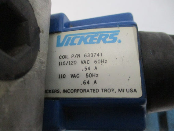 SPERRY VICKERS DG5S81CETMWB20 DG4V36CMWB40 115/120VAC .54/.64A 1500/5000PSI UNMP