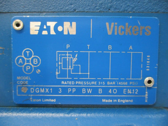 EATON VICKERS KBFDG5V733C160NXM1PE7H110  1.6A 4568PSI UNMP