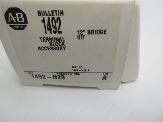 ALLEN BRADLEY 1492-N29 SER. A (WH) NSMP