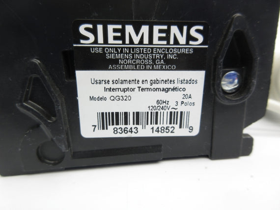 SIEMENS QG320 120/240V 20A NSNP