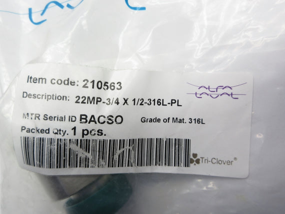 ALFA LAVAL 22MP-3/4X1/2-316L-PL NSMP