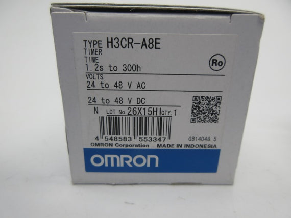 OMRON H3CR-A8E 24-48VAC 1.2S-300H NSMP