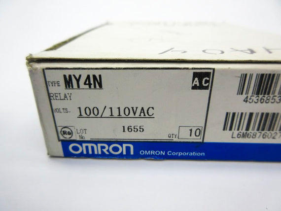 OMRON MY4N 100/110VAC (PKG OF 10) NSMP