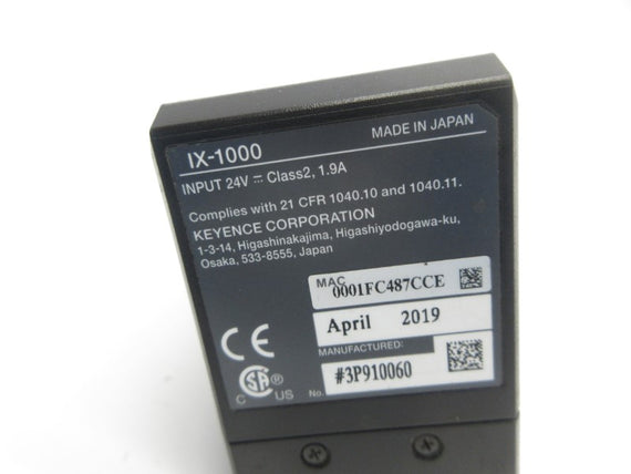 KEYENCE IX-1000 24V 1.9A NSNP