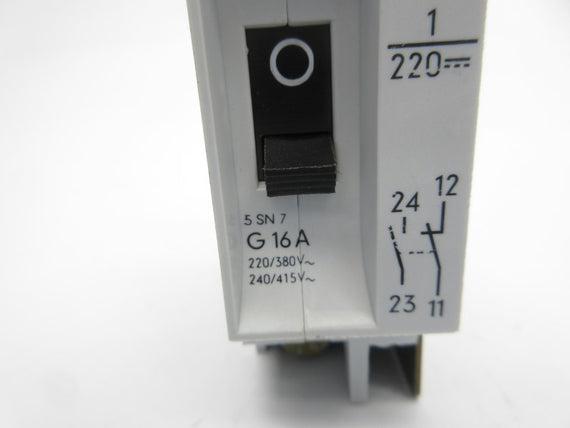 SIEMENS 5SN7-G16A 240/415V 16A NSNP