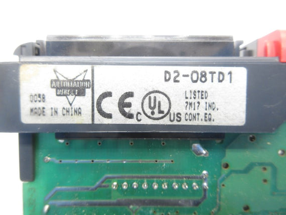 AUTOMATION DIRECT D2-08TD1 12-24VDC (AS PICTURED) NSNP