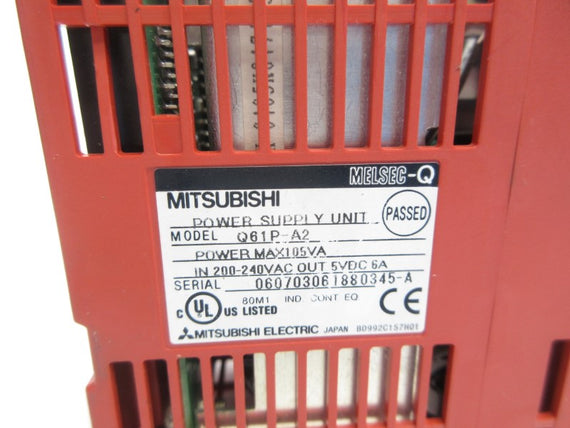 MITSUBISHI Q61P-A2 200-240VAC 6A (AS PICTURED) NSNP