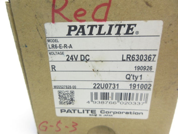 PATLITE LR6-E-R-A 24VDC NSMP