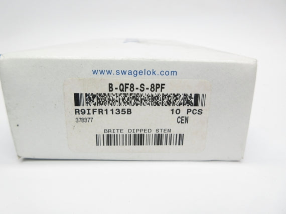 SWAGELOK B-QF8-S-8PF (PKG OF 10) NSMP